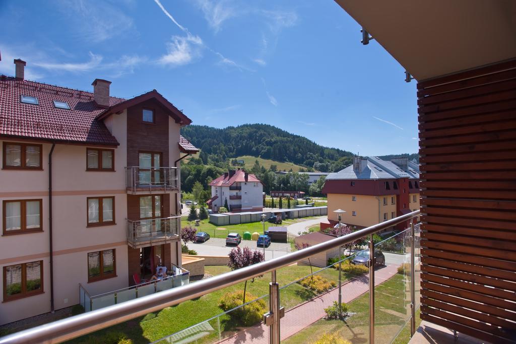 Ferienwohnung Apartament Szmaragdowy Krynica-Zdrój Exterior foto