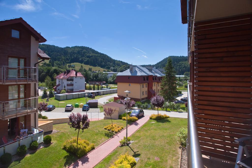 Ferienwohnung Apartament Szmaragdowy Krynica-Zdrój Exterior foto