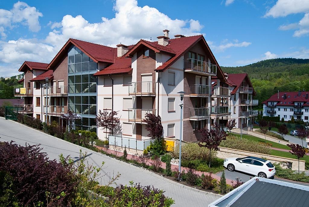 Ferienwohnung Apartament Szmaragdowy Krynica-Zdrój Exterior foto